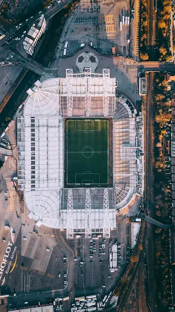 HD Wallpaper Football Field, Stadium, Aerial View