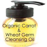 organic carrot oil and wheat germ face cleanser by Anita Grant, natural and organic skin and haircare products