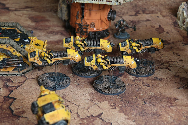 Imperial Fists Scimitar Jetbikes