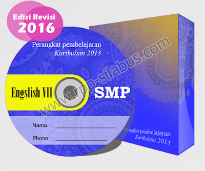 Jual RPP Bahasa Inggris Kelas VII SMP Kurikulum 2013 Edisi Revisi 2016