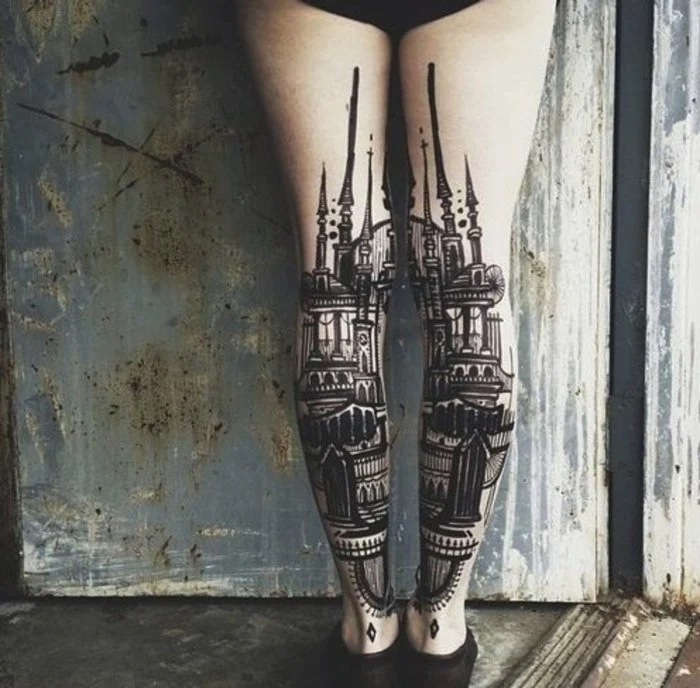 tatuajes de arquitectura