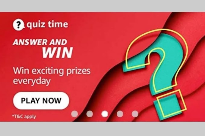 Amazon Quiz Answers Today 26 June 2022 Win 30000