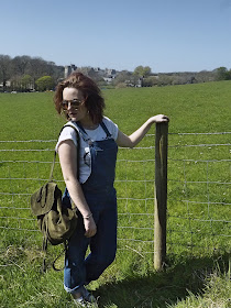 how to wear denim dungarees spring fashion