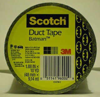 Top view of Batman Duct Tape by Scotch