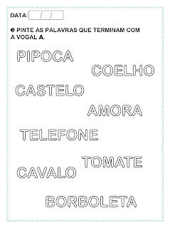 Caderno de Atividades para Educação Infantil 4 anos – Linguagem