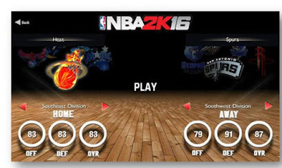 NBA 2K16 Versi 0.0.26 (full) Apk (Terbaru Gratis)