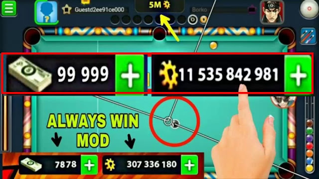 Unlimited Coins 8 ball pool Faster