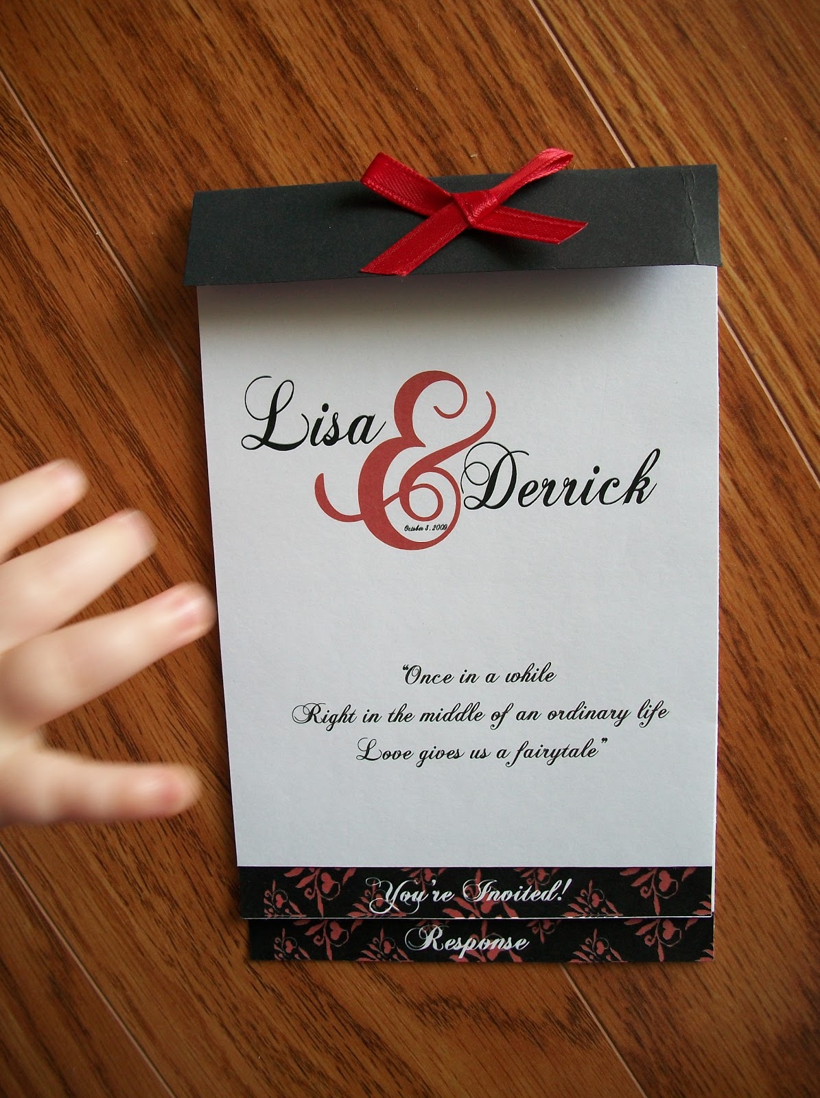 church wedding invitation