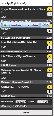 Lucky 63 Betting Type : What Does It Mean