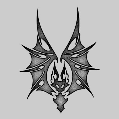 You can DOWNLOAD this Bat Tattoo Design - TATRBA19