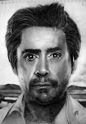 Robert Downey Jr portrait. Posted by Bianca Silvia Ferrando at 11:42 PM (robert)