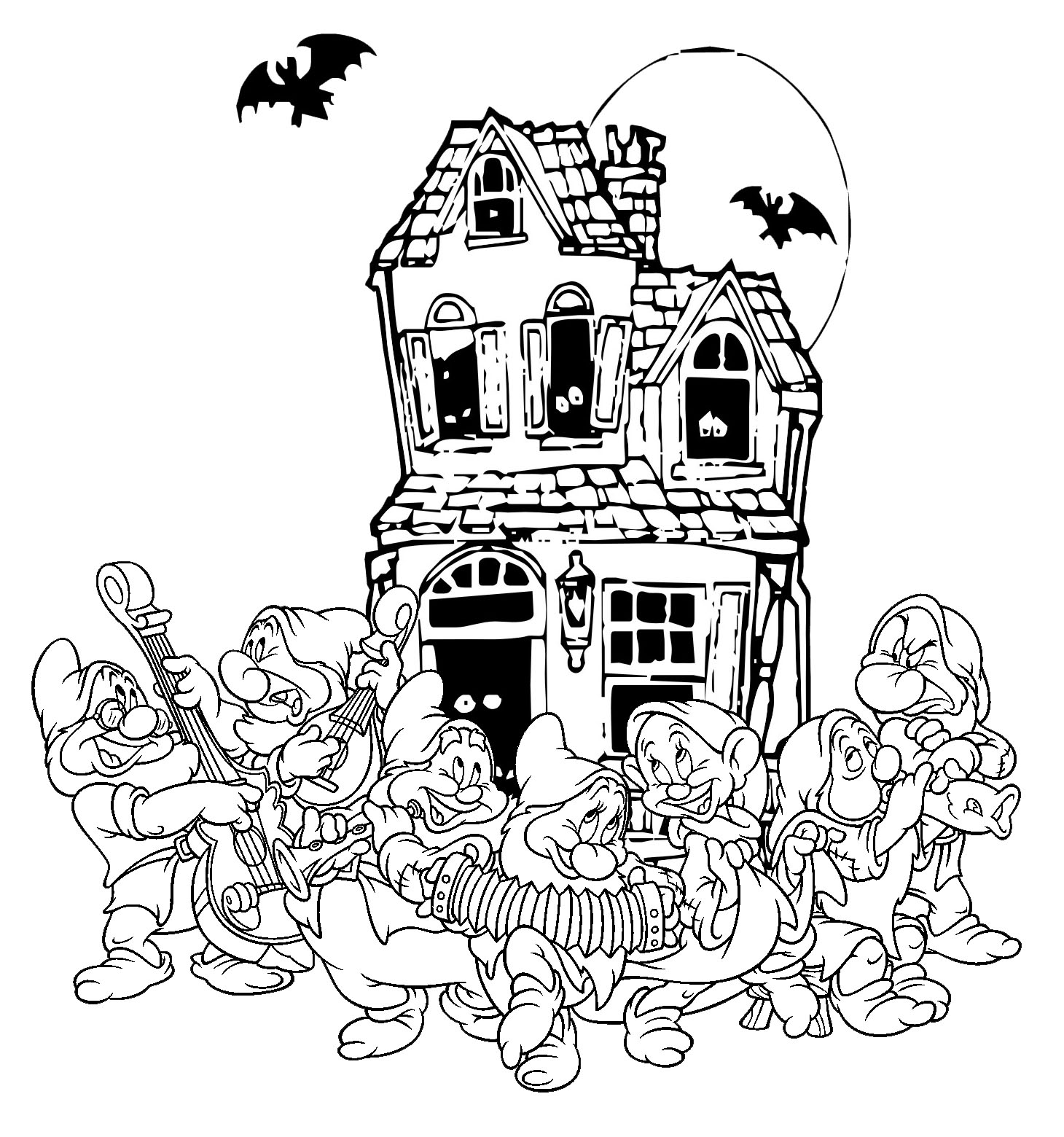 DISNEY COLORING PAGES