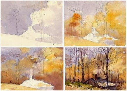 Today s Arts Helpful Photo Painting  Watercolor  and 