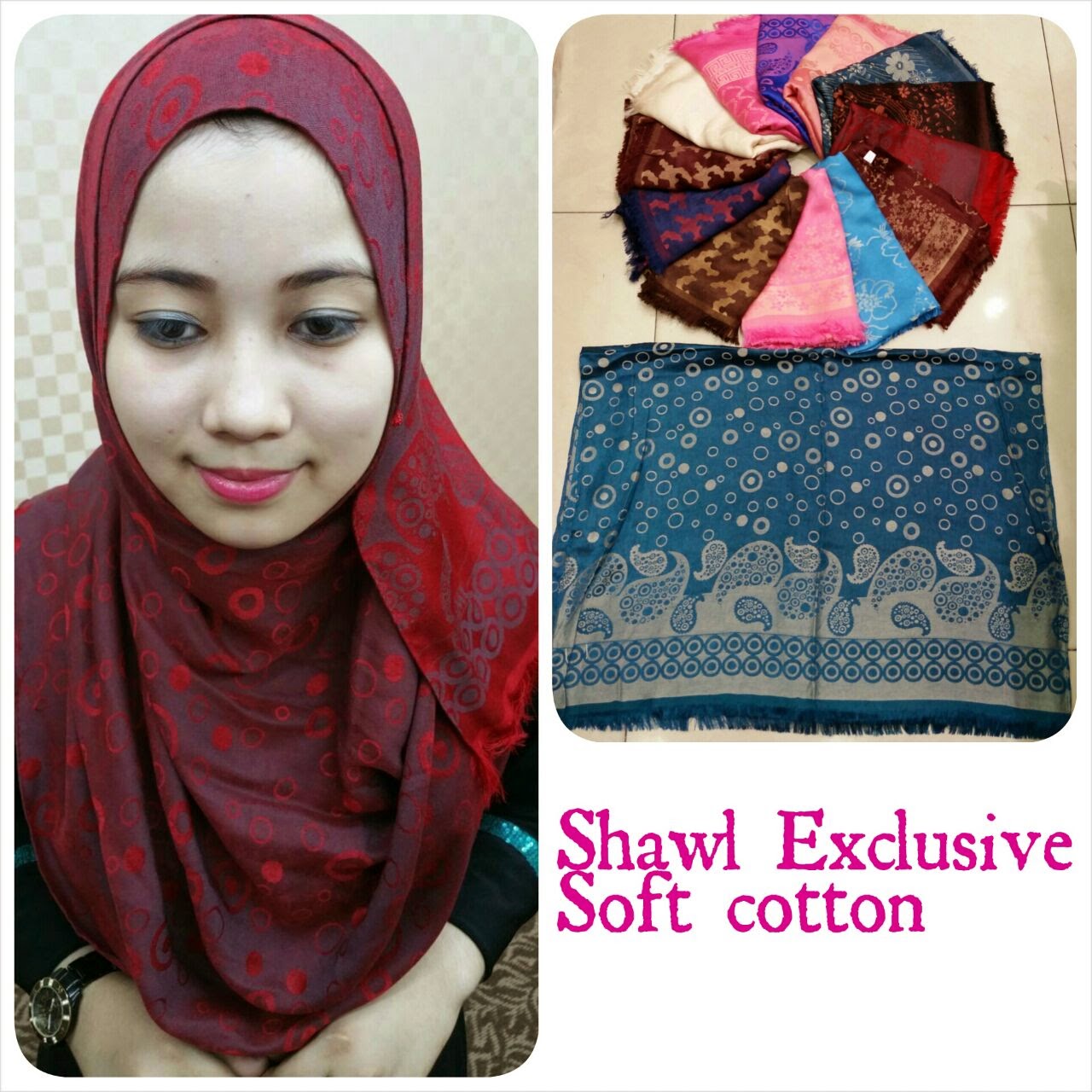 My Hijab Here ^_^ ^_^ : Shawls Exclusive Soft Cotton