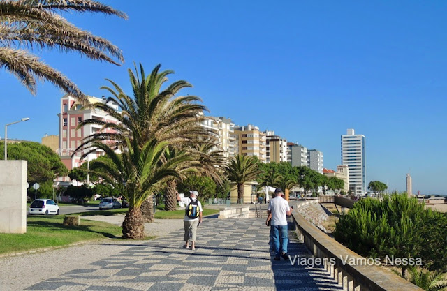 Calçadão da orla de Figueira da Foz