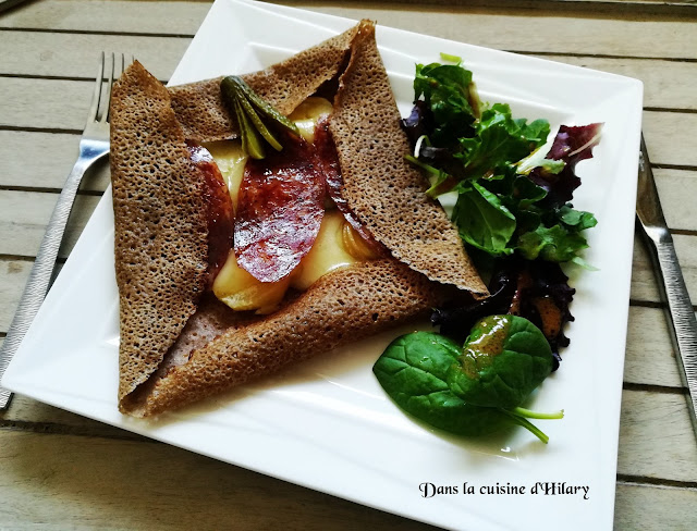 Galette aux accents de la montagne (raclette fever) / Dans la cuisine d'Hilary