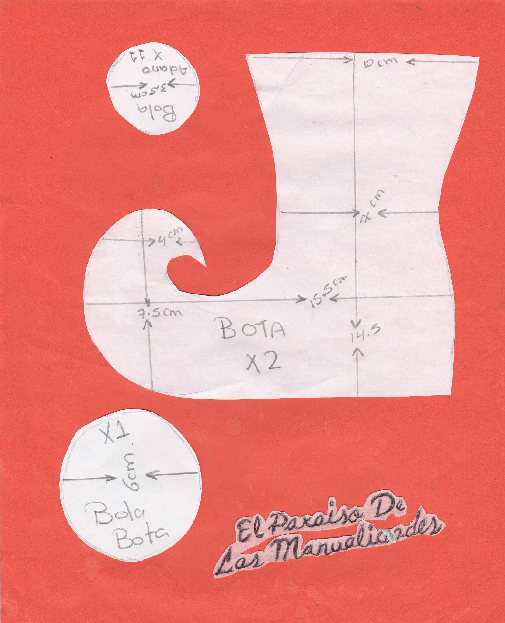 MOLDES DE LA BOTA DE DUENDE 1