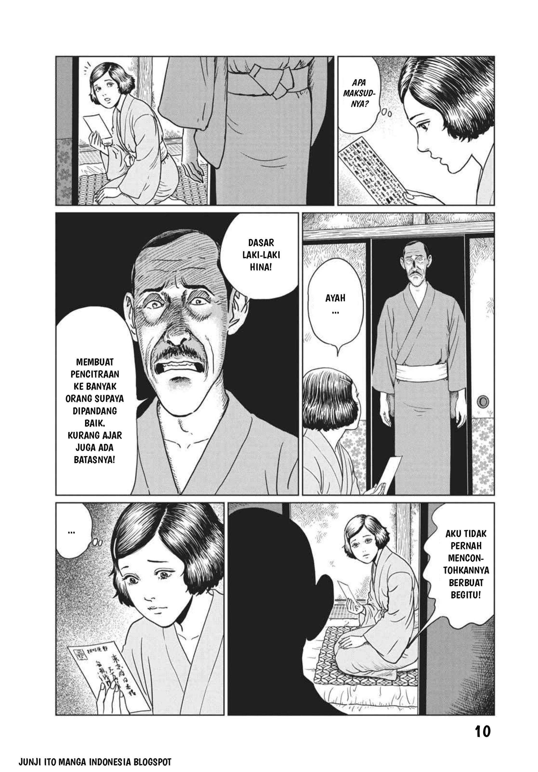 Junji ito manga Indonesia blogspot