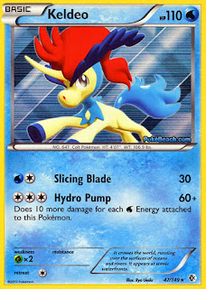 Keldeo Boundaries Crossed Pokemon Card