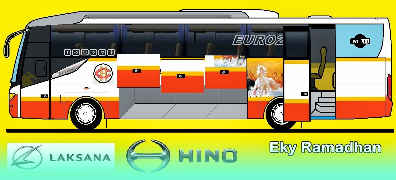 Desain Bus Indonesia Tutorial Menggambar Menggunakan App Paint