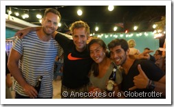 Jason, Martin, Me, Eduardo