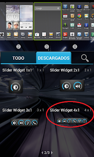 App Slider Widget para Android, sonido, app gratuita, android, configuraciones, smartphone