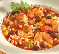 Spicy Shrimp and Noodle Soup