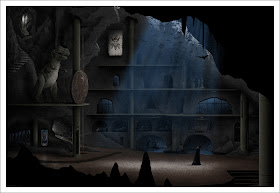 DC Comics x Mondo Screen Print Series - The Batcave by JC Richard