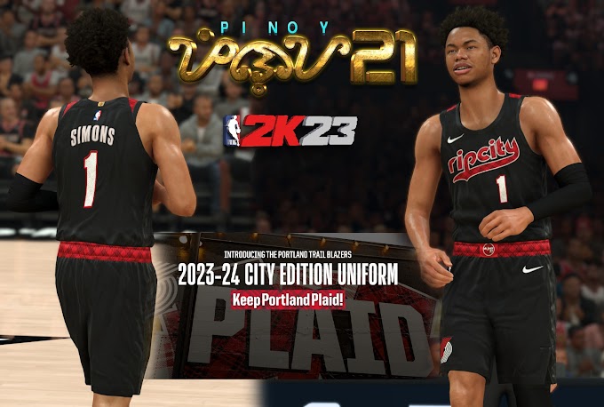 Portland Trail Blazers City Jersey by Pinoy21 | NBA 2K24