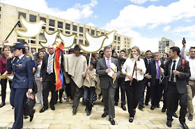 Colombian President Juan Manuel Santos, the peace president ...