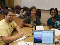 Rachel Davis, Justin Tullis, and Myrenda Howze