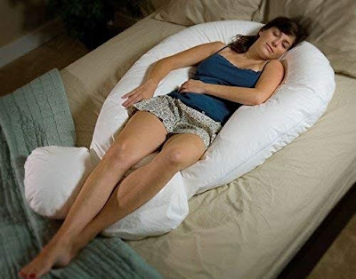 AWESOME Giant U Shaped Total Full Body Support Pillow