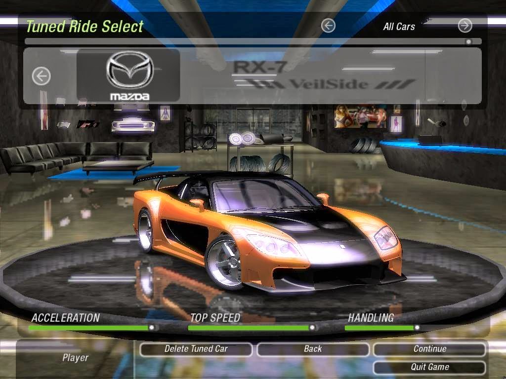 Cara Mudah Menambah Mobil Di NFS Underground 2