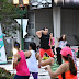 En el mástil municipal se baila Zumba 