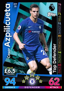 Match Attax 2018-2019 Chelsea Premier League