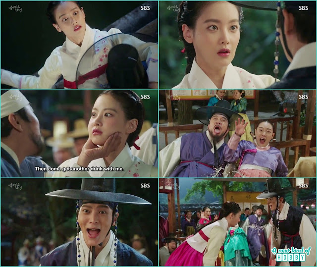  princess throw up at gyun woo after getting drunk -  My Sassy Girl: Episode 1 to 4  korean Drama