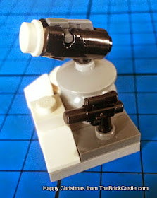 The LEGO Star Wars Advent Calendar Day 17 gun on stand