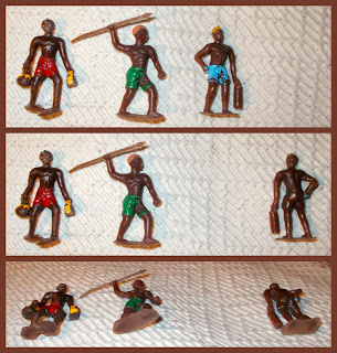 50mm African Toy Figures; African Barers; African Bearers; African Natives; African Toy Figures; African Warrior Toy; Native Africans; Native Barers; Native Bearers; Native Costumes; Old Plastic Figures; Old Plastic Toys; Small Scale World; smallscaleworld.blogspot.com; Toy Soldiers; Vintage Plastic Figures; Vintage Toy Figures;