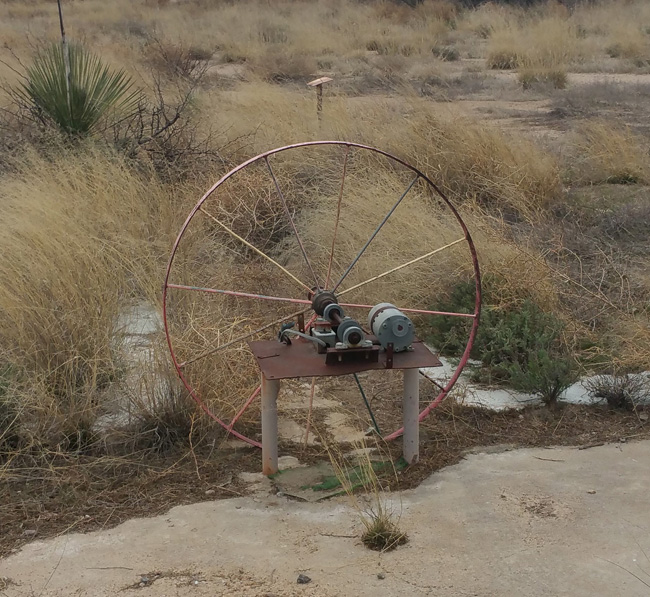 Abandoned miniature golf course in Willcox Arizona