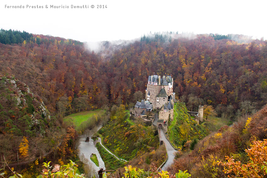 Castelo de Burg-Eltz visto de cima