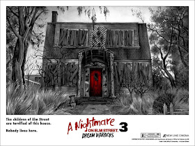 Jason Edmiston nightmare on elm street 3 poster mondo