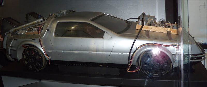 DeLorean car model miniature from Back to the Future III