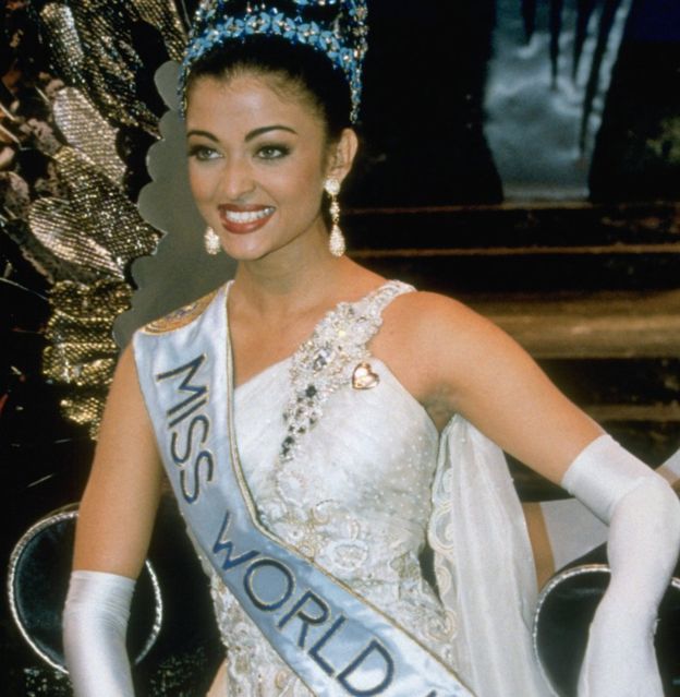 Aishwarya Rai soon after she was crowned Miss World 1994