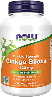 NOW Supplements Ginkgo Biloba 120 mg