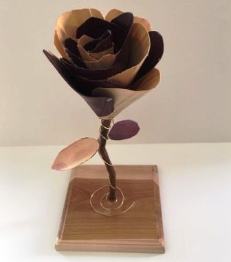  BUNGA  dari  KAYU  Cara Membuat DIY Wood Rose 