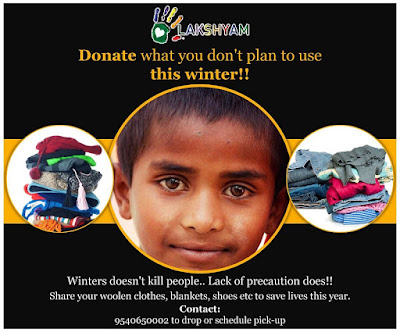 Donate Old Clothes, Shoes, Blankets for Needy People !!