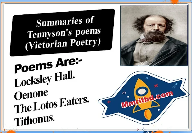 Summaries of Tennyson's poems (Victorian Poetry)