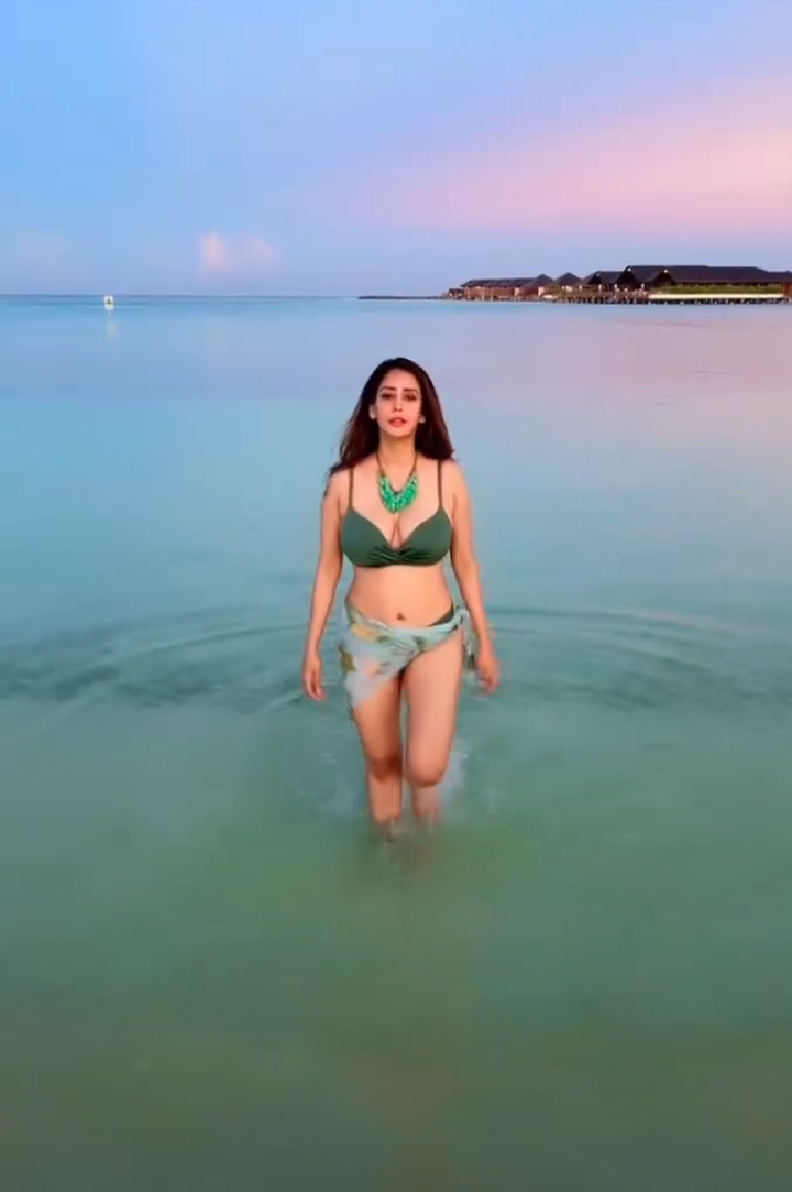 Chahat Khanna has posed very hot and sexy photoshoot, chahat khanna sexy thighs and Butt, Chahat Khanna hottest bikini looks, Chahat Khanna hot Big boobs and Cleavage show, Chahat Khanna sexy curvy body figure in bikini, Chahat Khanna sexy nevel