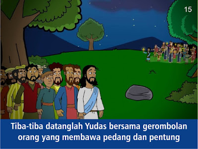 Komik Alkitab Anak: Tuhan Yesus di Taman Getsemani