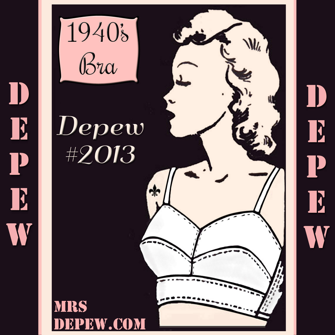 A Few Threads Loose: 1940's Bra Sew-Along, and a Sewing Pattern